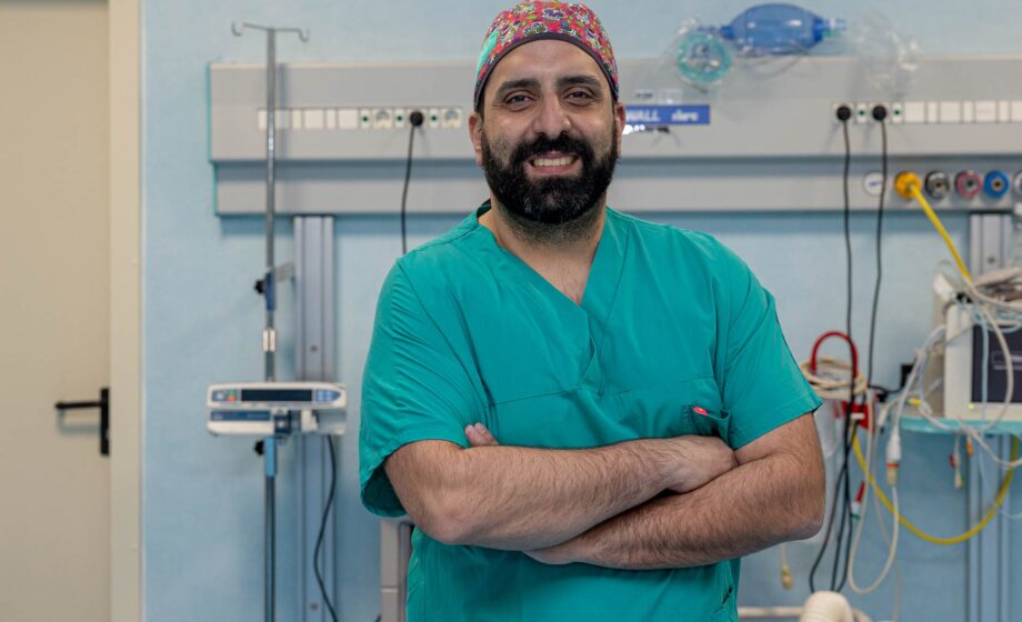 Foto di Luca Caruso, responsabile della U.O. di Senologia Chirurgica e Ricostruttiva del Policlinico di Abano