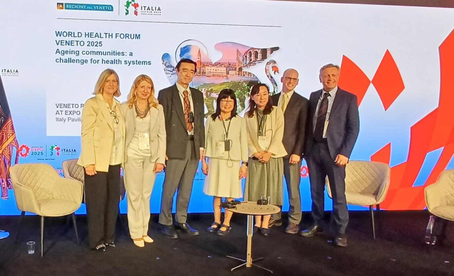 Team della sanità veneta a osaka per l'expo 2025 sulla prevenzione e l'invecchiamento attivo