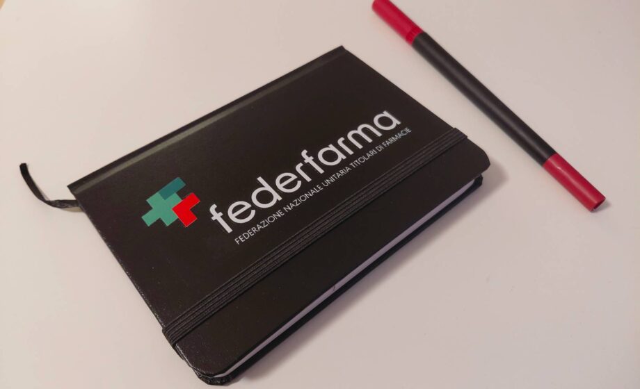 Agenda di federfarma per far vedere che ha un nuovo logo, un nuovo sito per creare una nuova comunicazione con le farmacie italiane