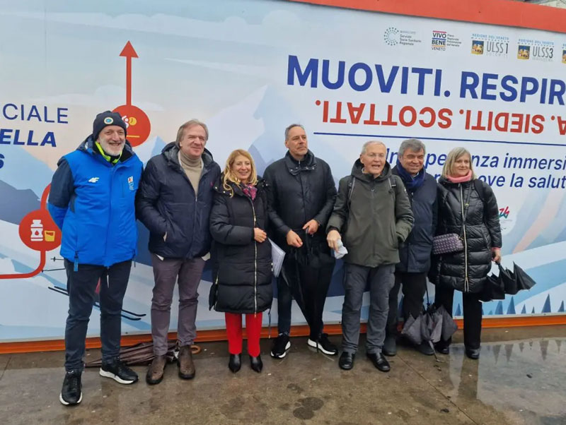 Inaugurazione del progetto Vivo Bene Experience per Milano Cortina 2026